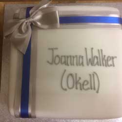 Commermorative Cake for Joanna Walker